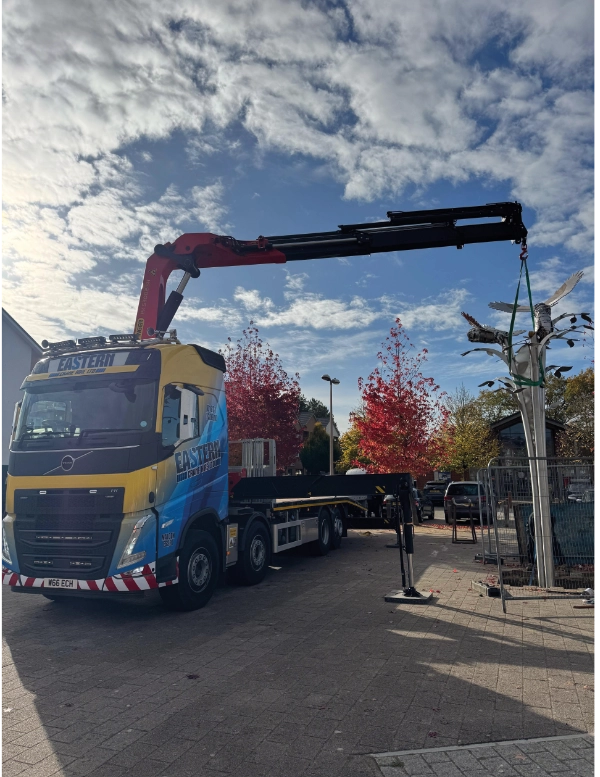 Volvo FH 460 with Palfinger HIAB